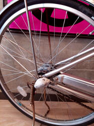 岡山自転車修理整備岡山市自転車店自転車屋サイクルショップときどきジテンシャスポークホイールふれとりはりかえ曲がり