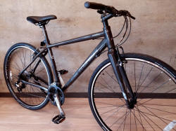 センチュリオンクロスラインリジッド30クロスバイクカッコイイグレーブラックホワイトオシャレかっこいい岡山自転車店自転車店ときどきジテンシャ販売修理