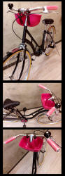 サイクルポケット前カゴフロントバスケット雑貨アイテムＯＧＫ岡山自転車店自転車屋サイクルショップ時々自転車ときどきジテンシャ修理販売整備